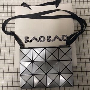 Silver mini Issey Miyake Bag